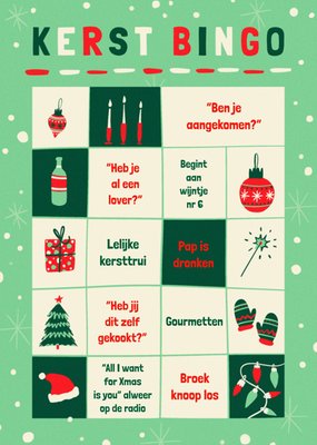 Greetz | Kerstkaart | Kerst Bingo