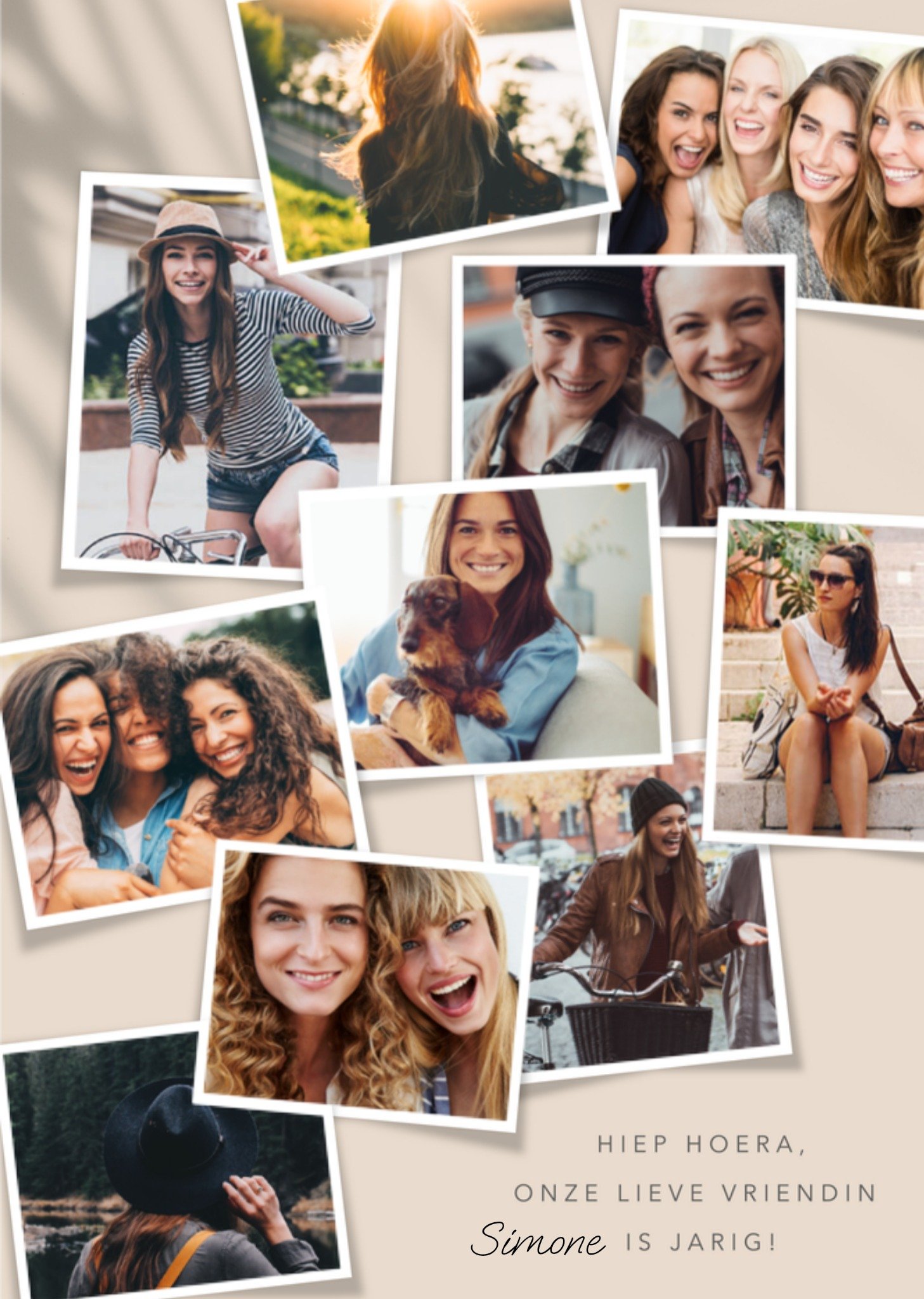 Verjaardagskaart Met fotos Vriendin Kaart Greetz