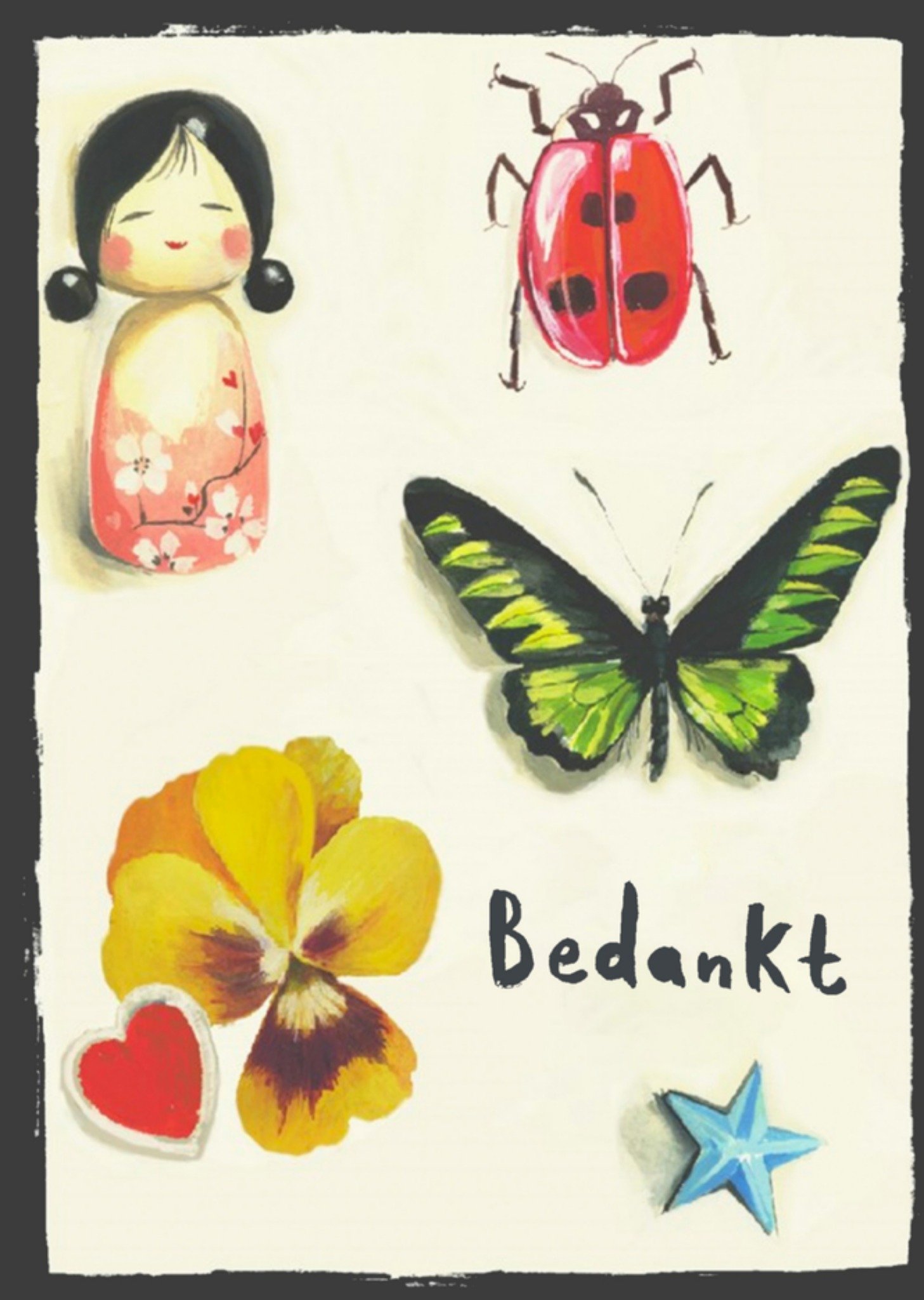 Sooshichacha Bedanktkaart illustratie Kaart Sooshichacha Limited