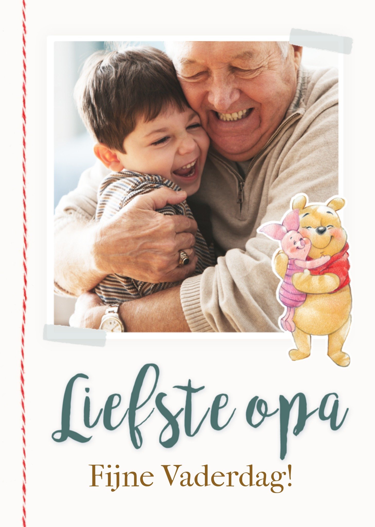 Vaderdagkaart Winnie the Pooh Kaart Disney