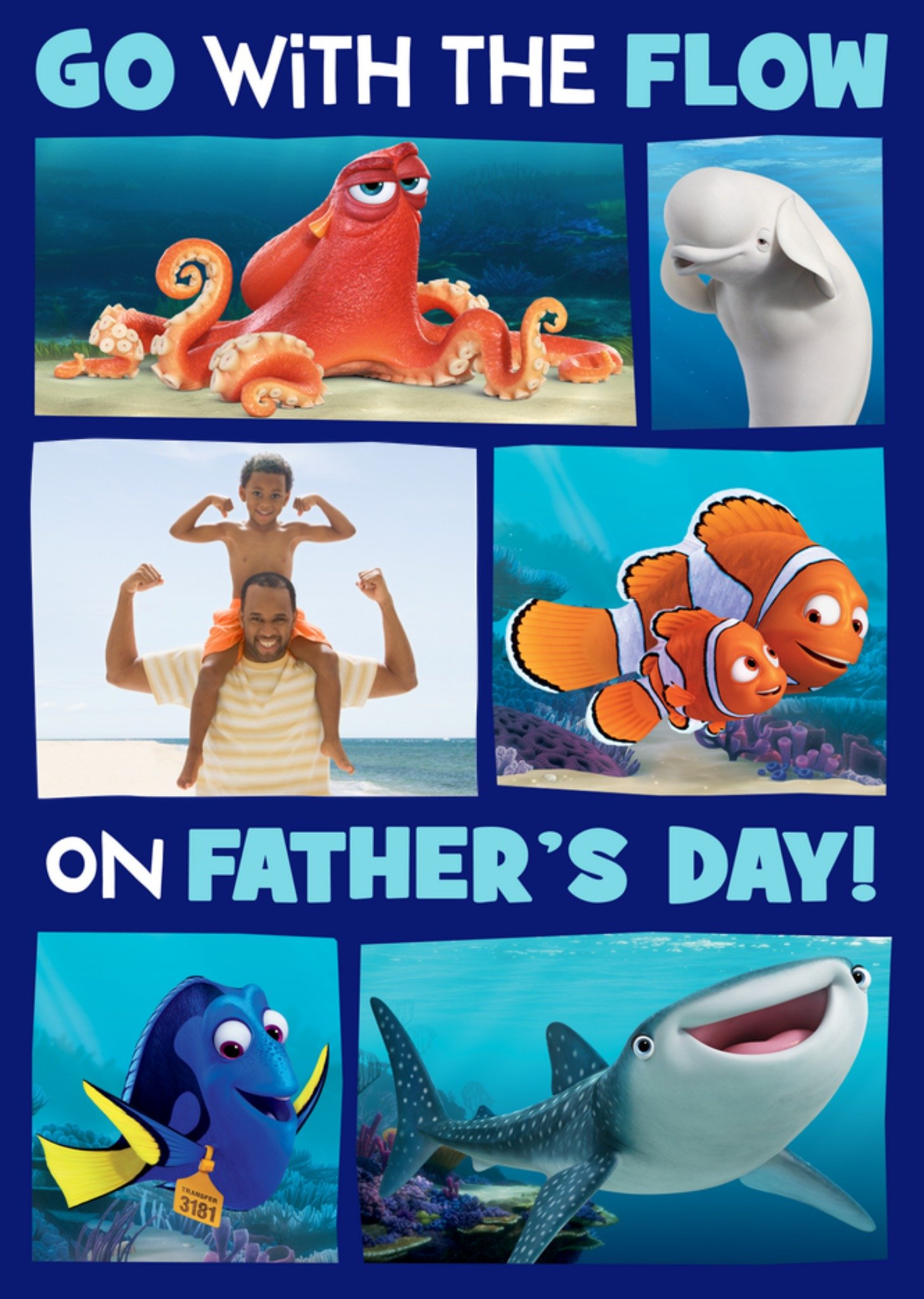 Vaderdagkaart Finding Dory Kaart Disney