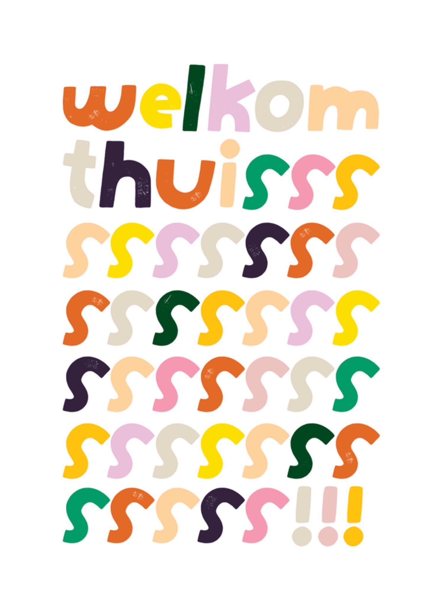 Denken aan kaart welkom thuis Greetz