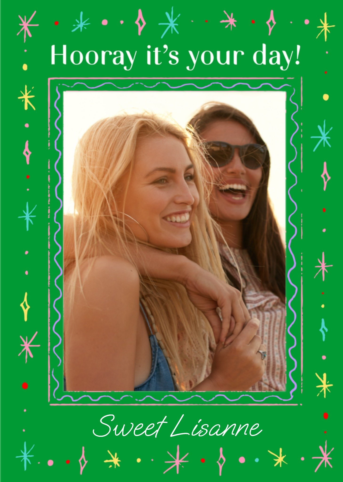 Greetz Verjaardagskaart Met foto Photoframe Standard Card