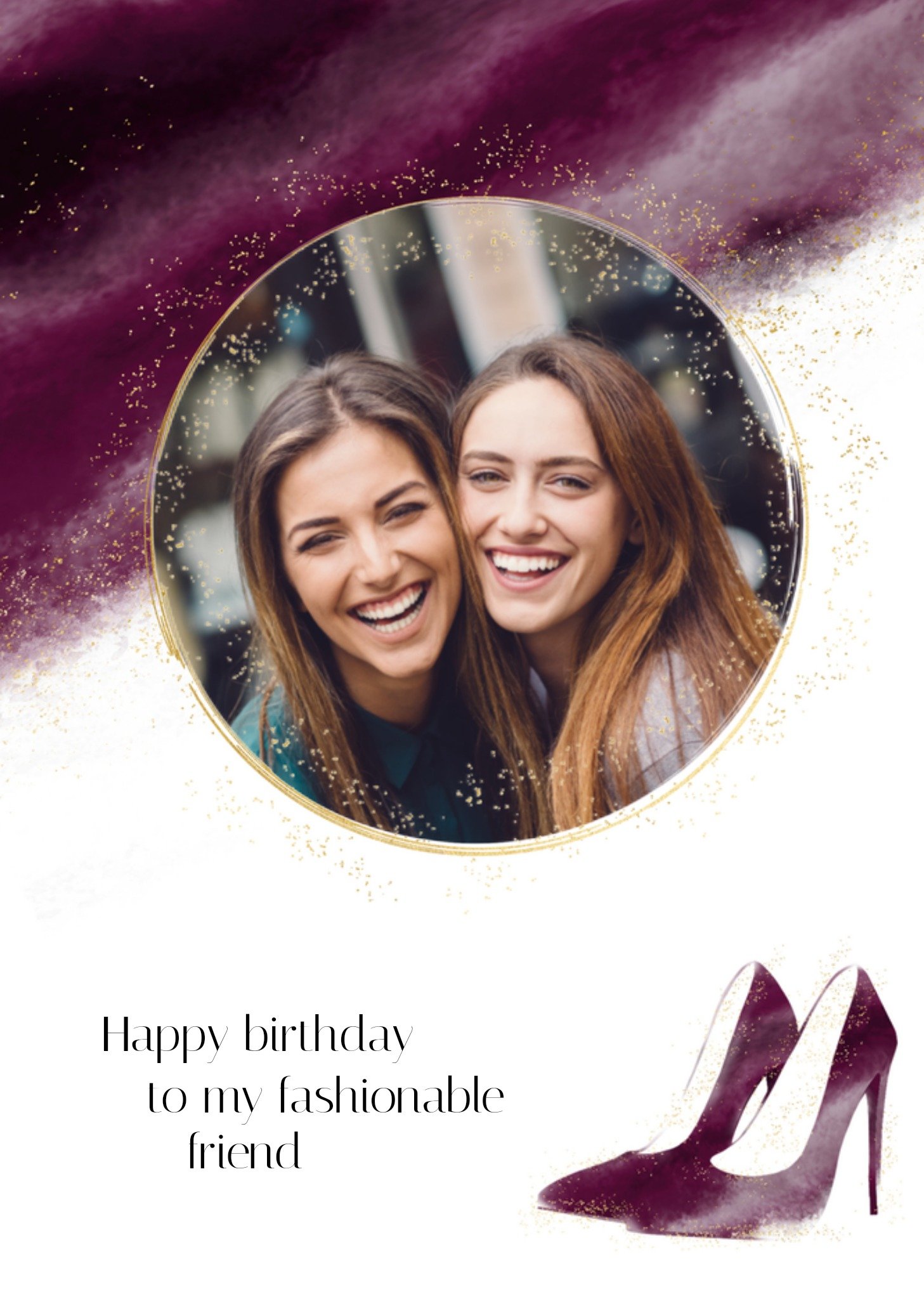 Greetz Verjaardagskaart Fashionable friend Standard Card