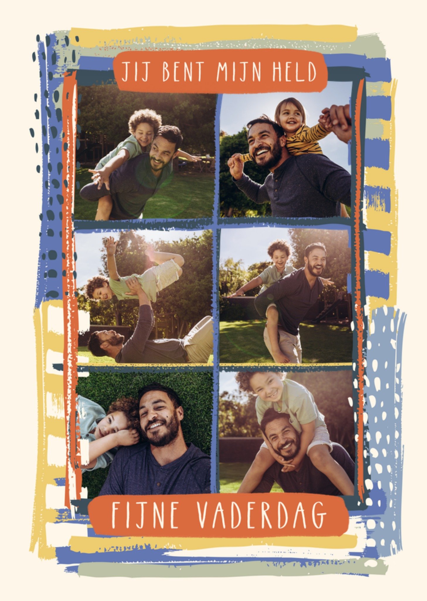 Vaderdagkaart Mijn Held fotokaart Kaart Greetz
