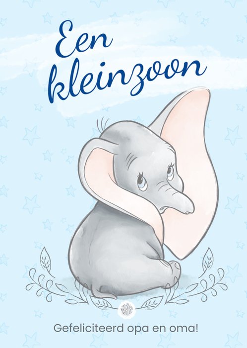 Disney | Geboortekaart | Dumbo | Kleinzoon