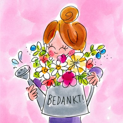 Blond Amsterdam | Bedankt kaart | Bloemen