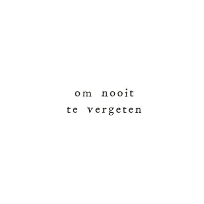 IKPAKJEIN | Sterktekaart | om nooit te vergeten