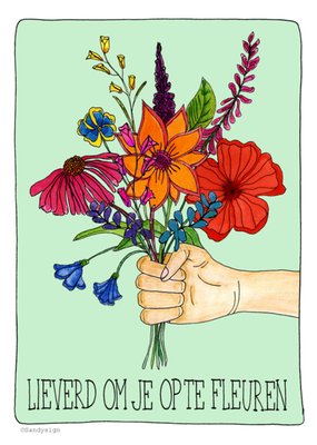 Sandysign | Sterkte kaart | bloemen