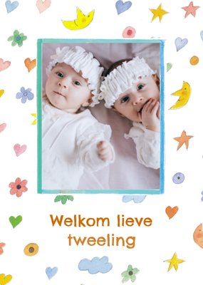 Kikker | Geboortekaart | Met foto | Schattig