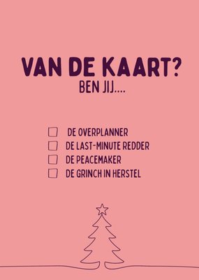 Greetz | Kerstkaart | Van de kaart
