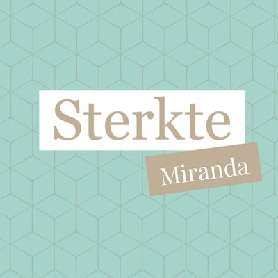 Geometrisch Patroon Typografisch Sterkte Kaart
