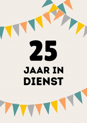 Greetz | Jubileumkaart | 25 jaar in dienst