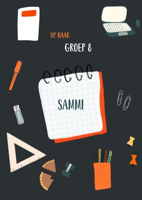 Greetz | Back to school | met aanpasbare naam