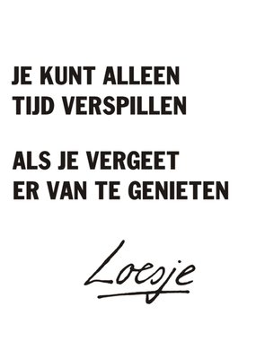 Kaarten met quotes | Loesje | Wit | Zwart | Tekst