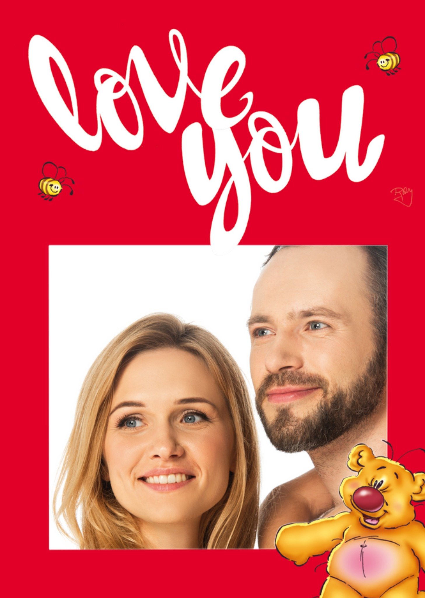 Doodles - Valentijnskaart - Love You