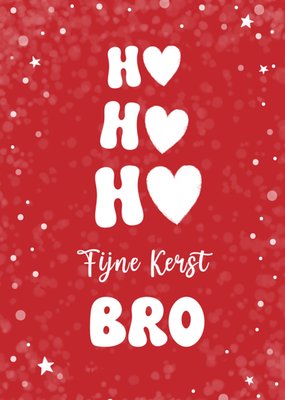 Liefs Jansje | Kerstkaart | Ho Ho Ho Fijne Kerst Bro