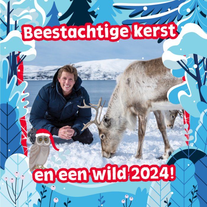 Freek Vonk | Kerstkaart | Rendier | 2024