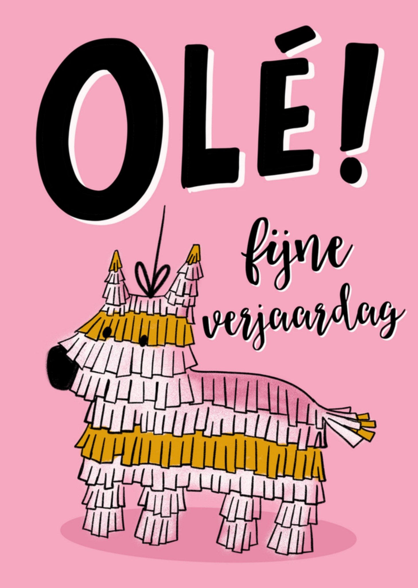 Verjaardagskaart pinata Kaart Lucy Maggie