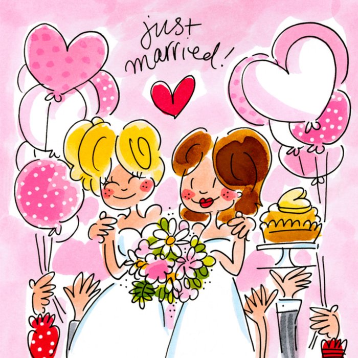 Blond Amsterdam | Huwelijkskaart | just married