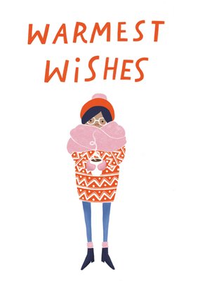 The Postcardy Club | Kerstkaart | Warm wishes