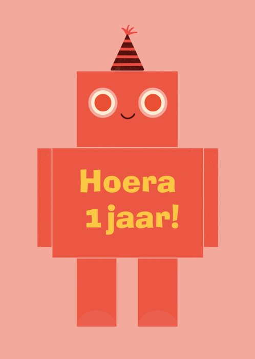 Verjaardagskaart | Greetz | Robot