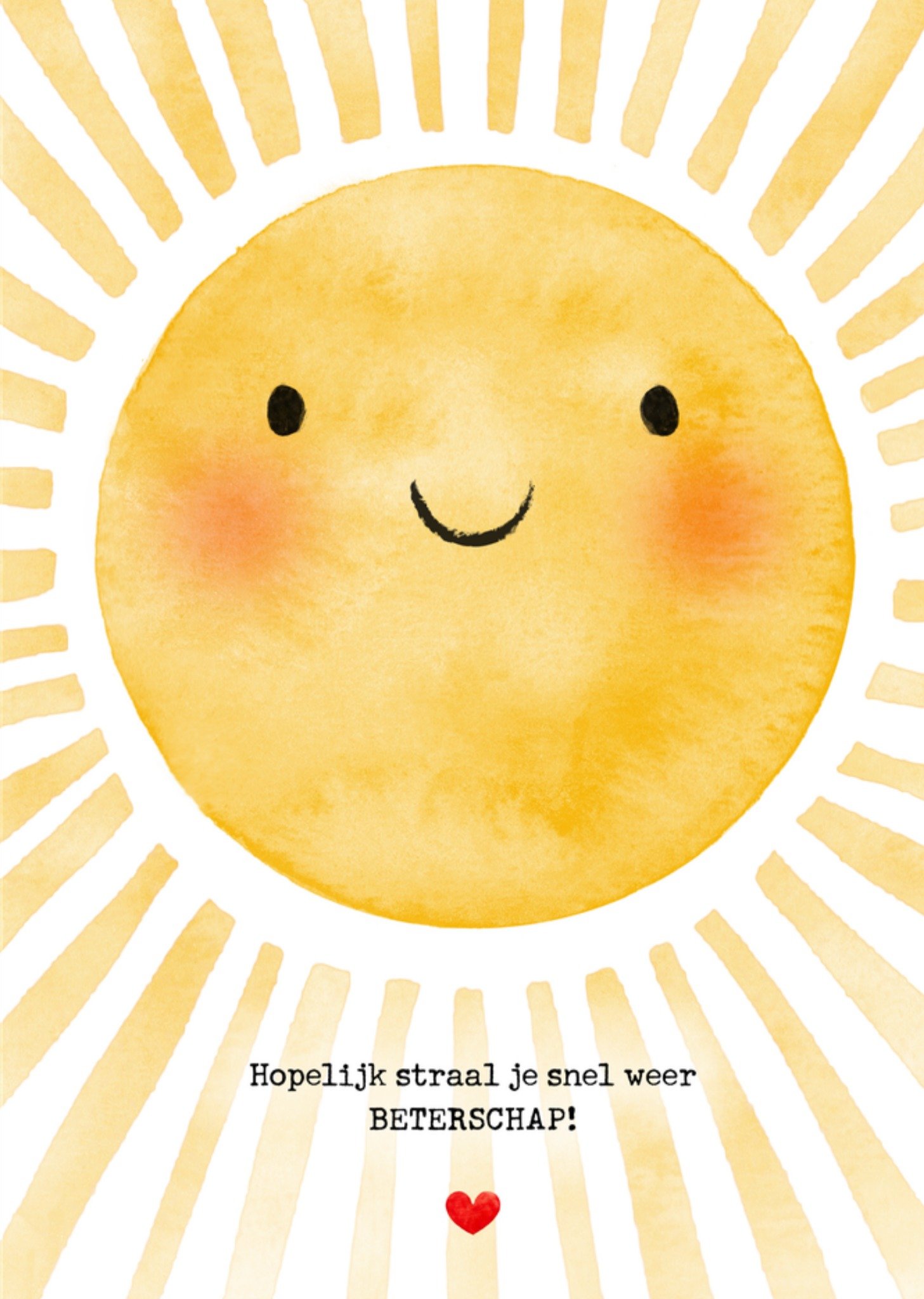 Beterschapskaart Zonnetje Kaart Bright Spot