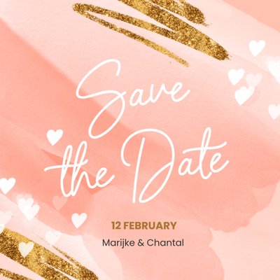 Luckz | Save the date | met namen en datum