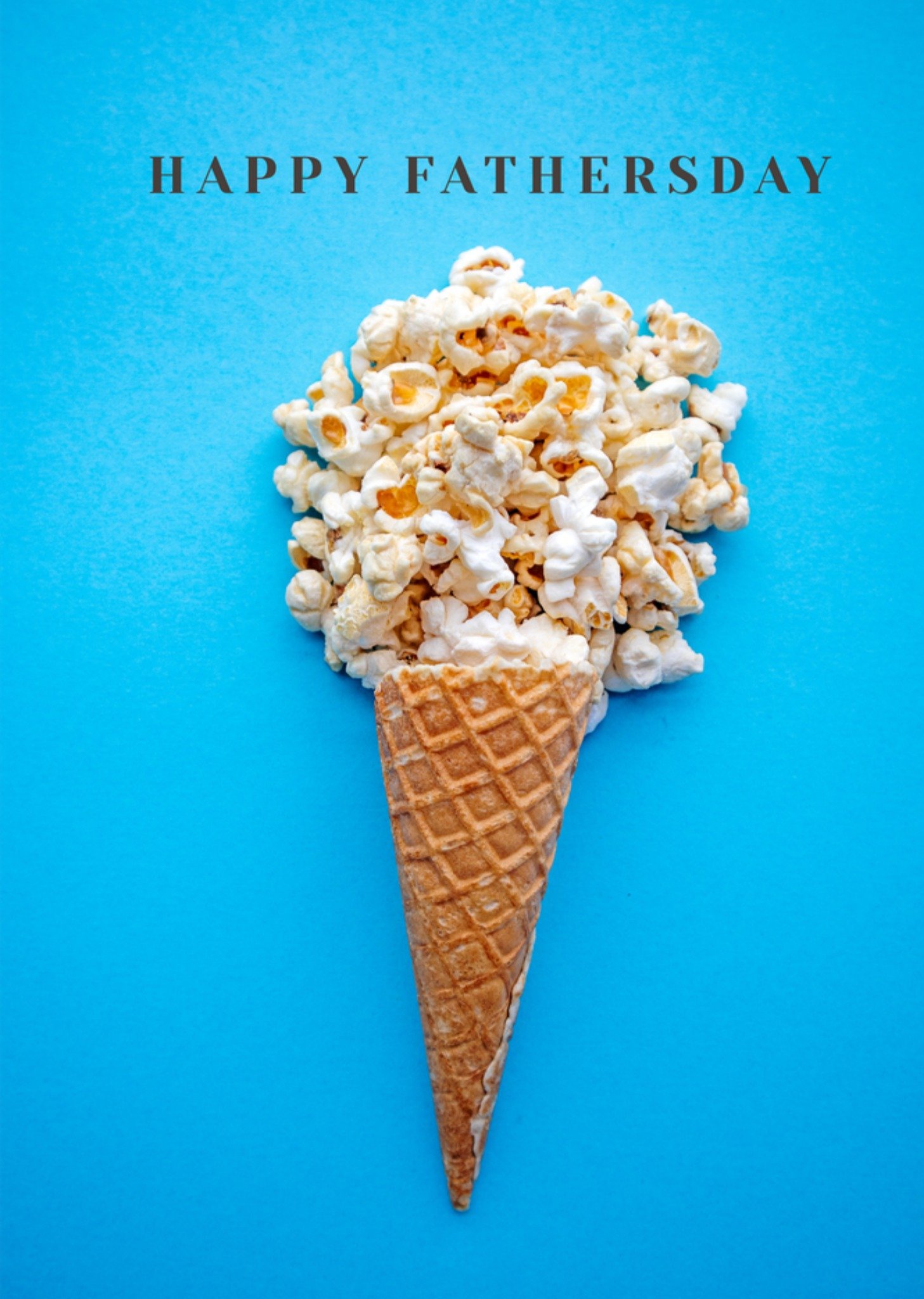 Vaderdagkaart Popcorn Kaart Photoflash