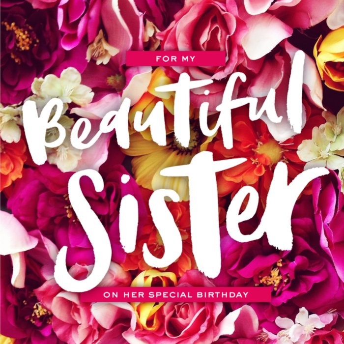 Greetz | Verjaardagskaart | Beautiful sister