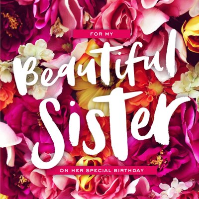 Greetz | Verjaardagskaart | Beautiful sister