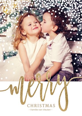 Luckz | Kerstkaart | fotokaart | sneeuw