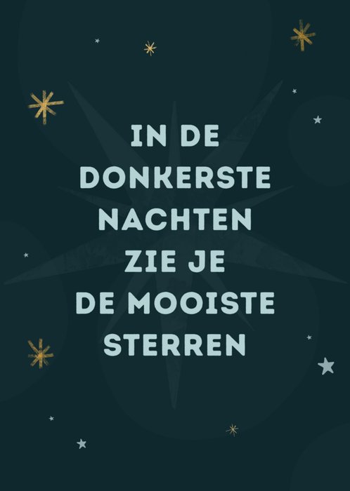 Greetz | Nieuwjaarskaart | donkere nachten