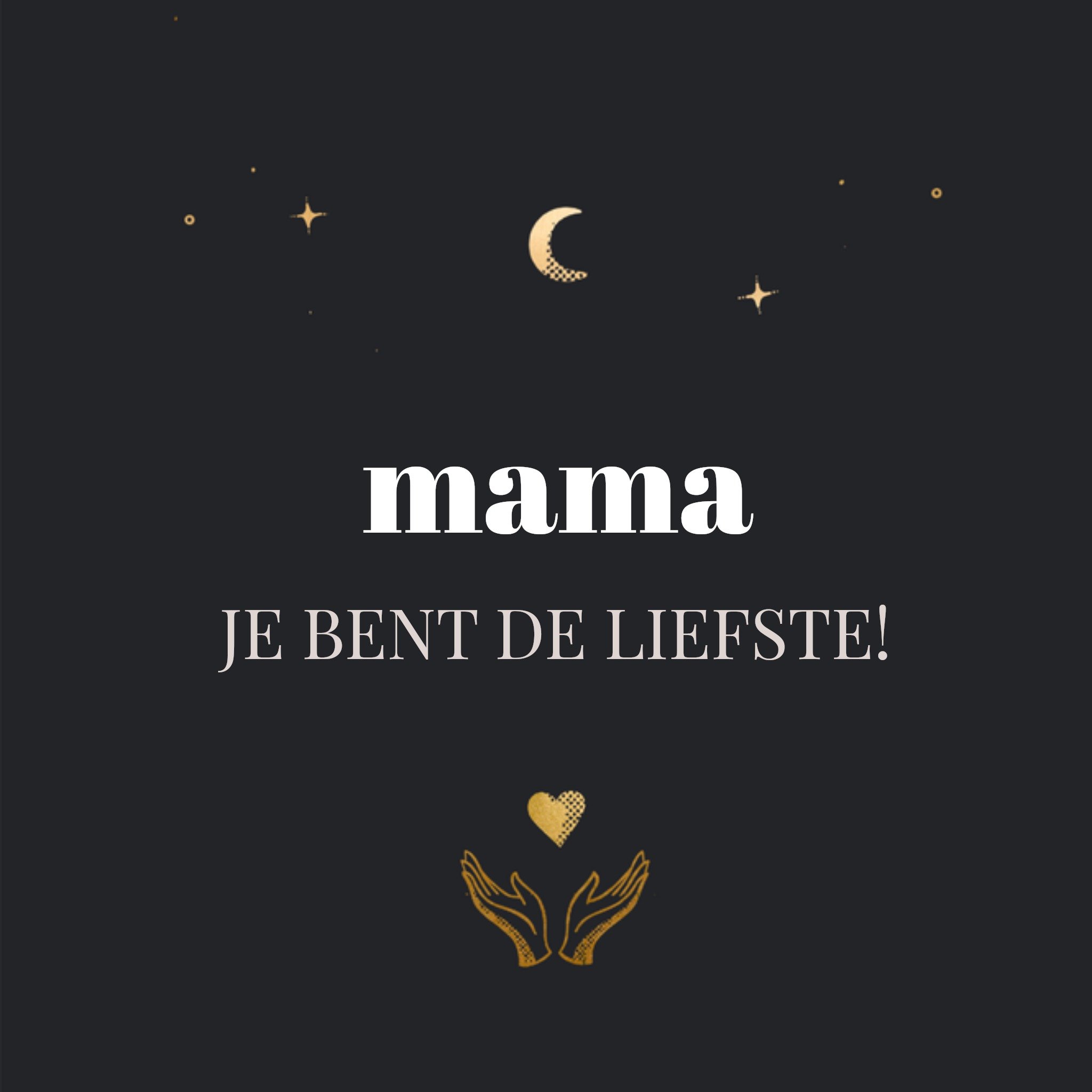 Greetz Moederdagkaart de liefste Vierkant