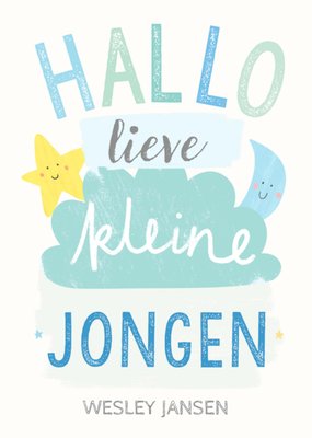 Greetz | Geboortekaart | lieve kleine jongen