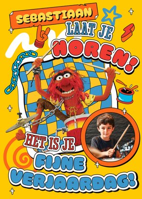 Muppets | Verjaardagskaart | Laat je horen het is je fijne verjaardag