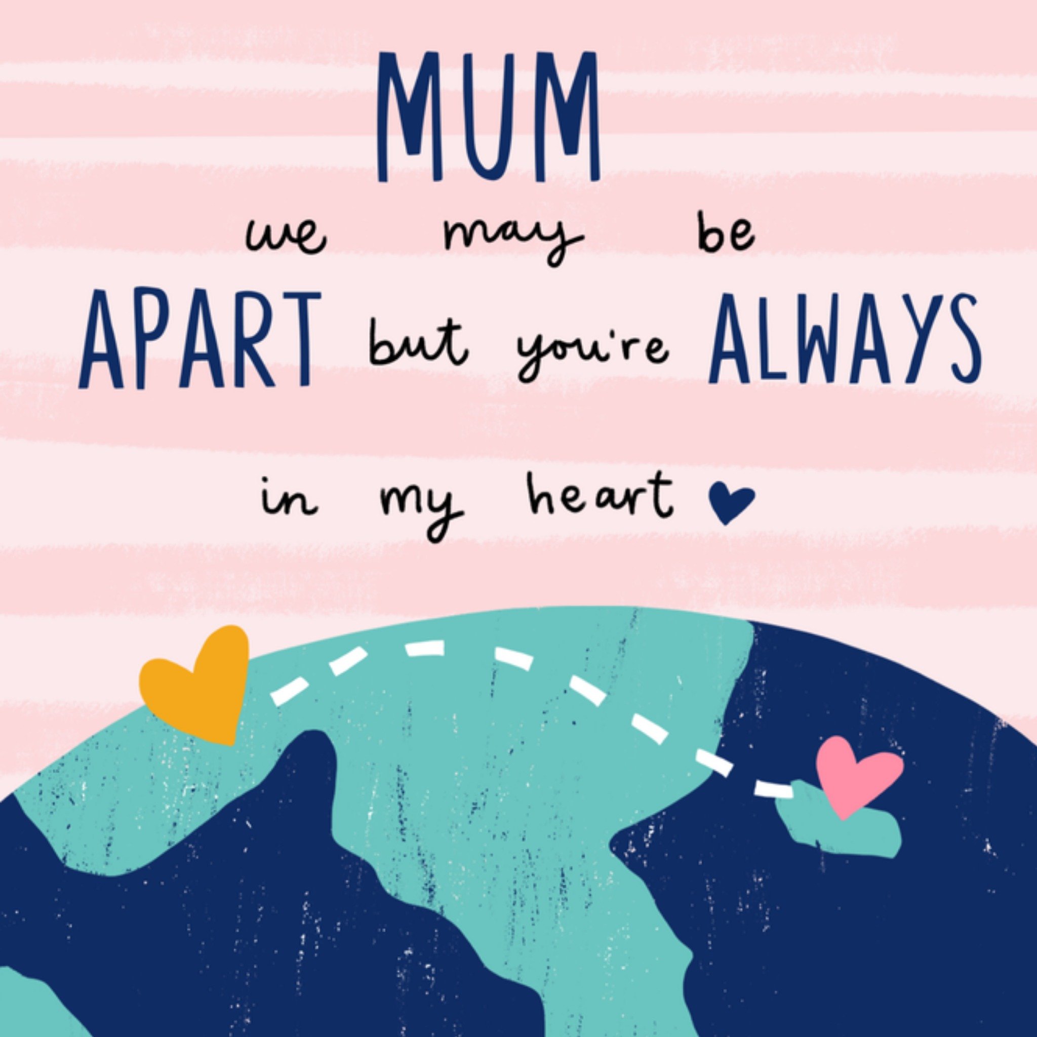 Greetz Kinship Denken aan Always in my heart Vierkant