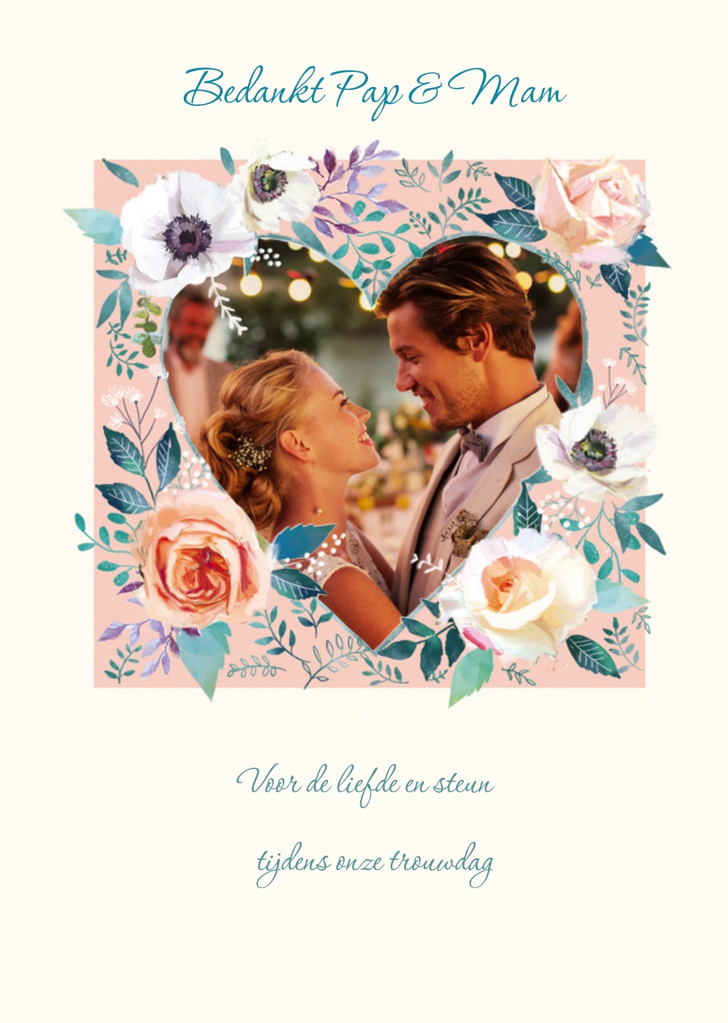 Bedankkaart fotokaart Kaart Ling Design