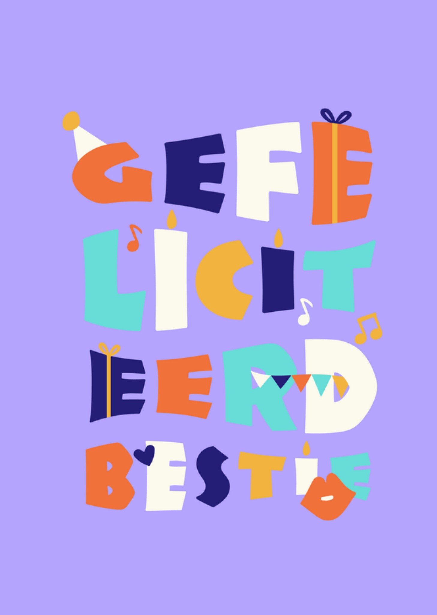 Verjaardagskaart bestie Kaart Greetz