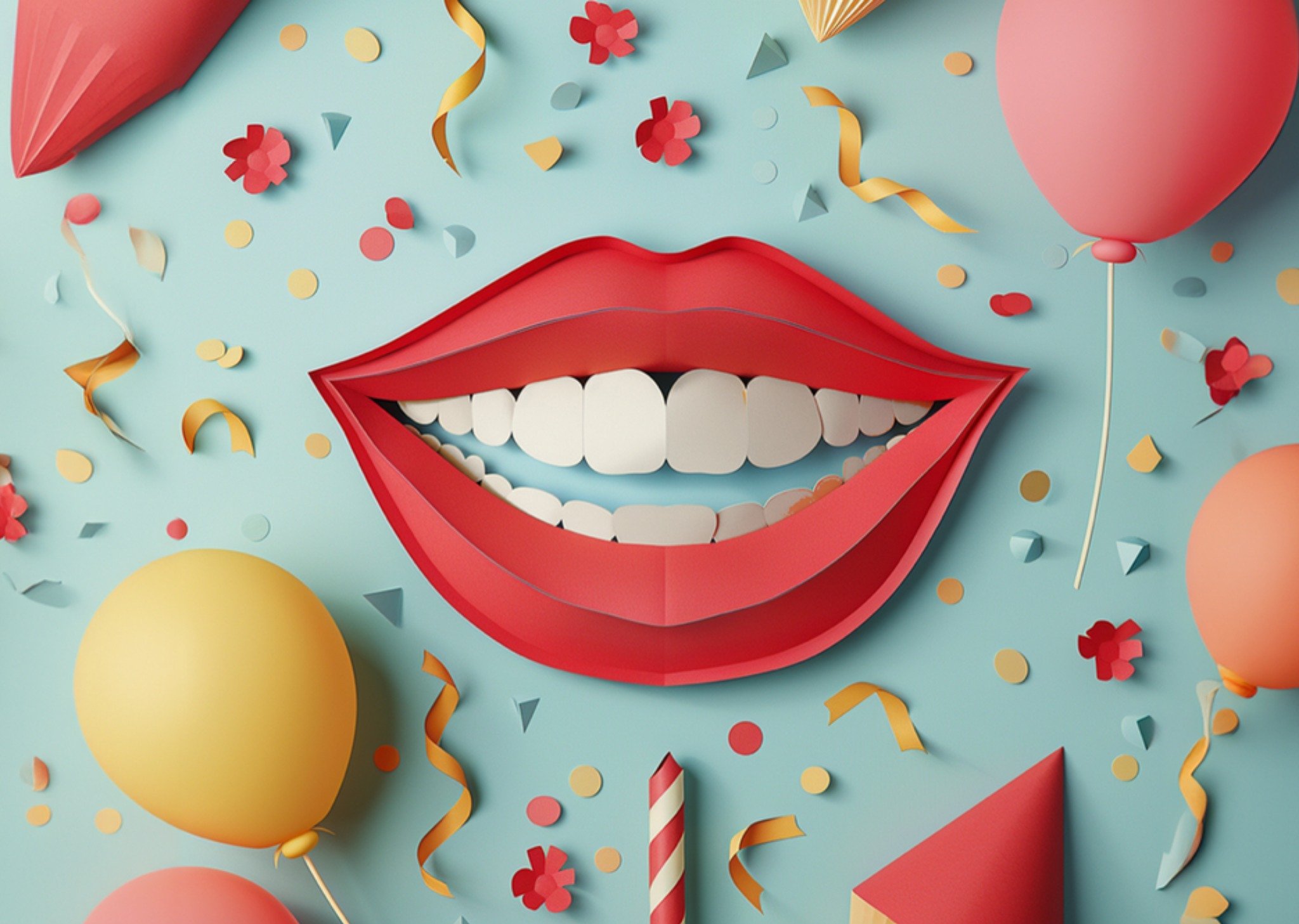 Jubileumkaart Paper Art Glimlach Greetz