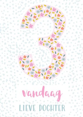 Greetz | Verjaardagskaart | 3 jaar | dochter