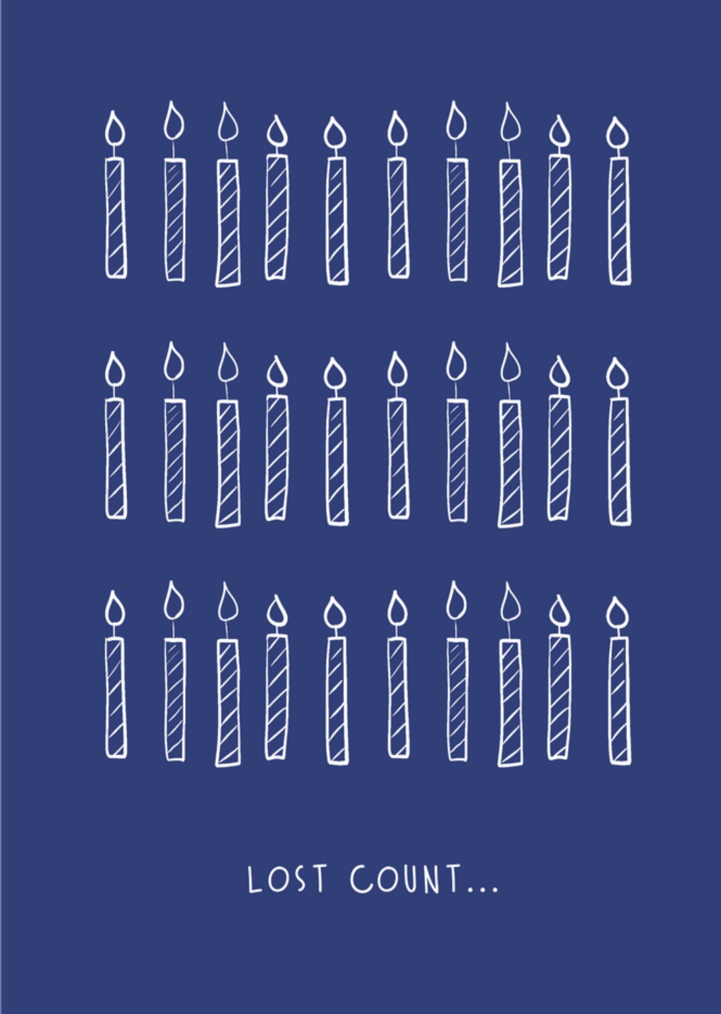 Verjaardagskaart Funky Vibes Lost Count Kaart Greetz