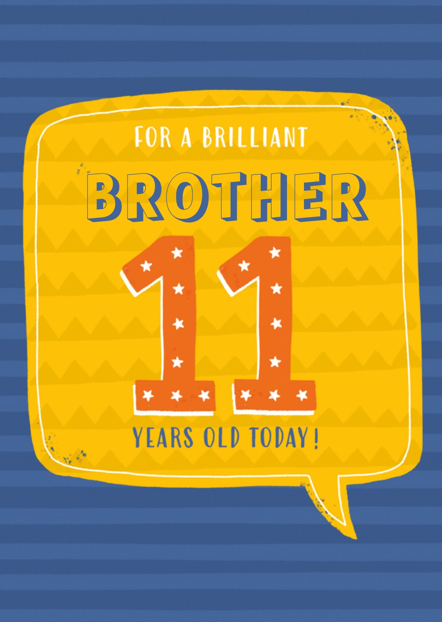 Verjaardagskaart 11 years old today! Kaart Greetz