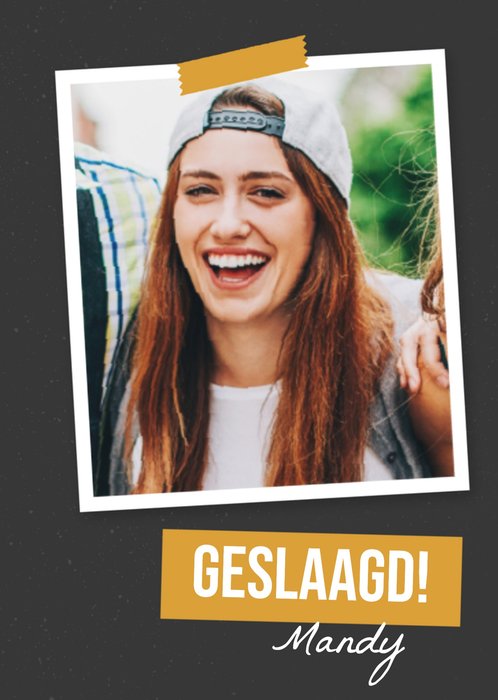 Greetz | Geslaagd kaart | fotokaart met naam