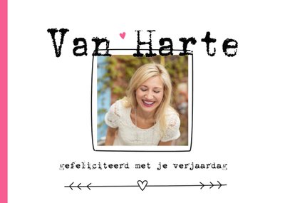 Paperclip | Verjaardagskaart | Van harte