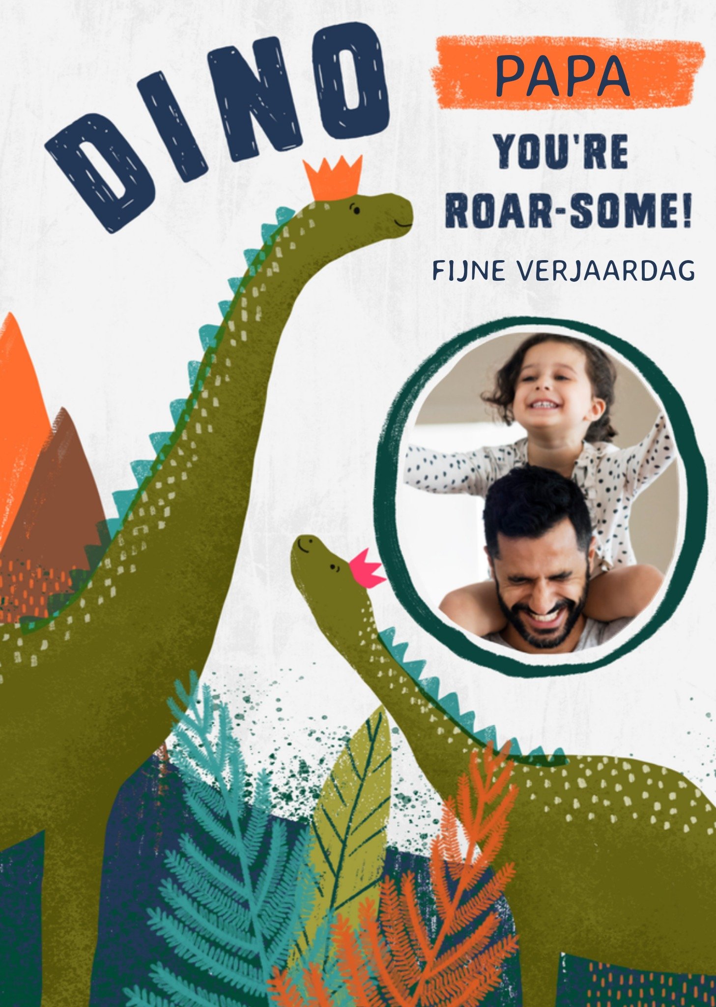 Verjaardagskaart dino