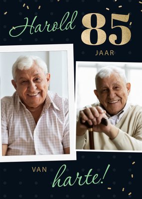 Greetz | Verjaardagskaart | 85 jaar | fotokaart