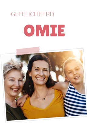 Greetz | Verjaardagskaart | Gefeliciteerd omie