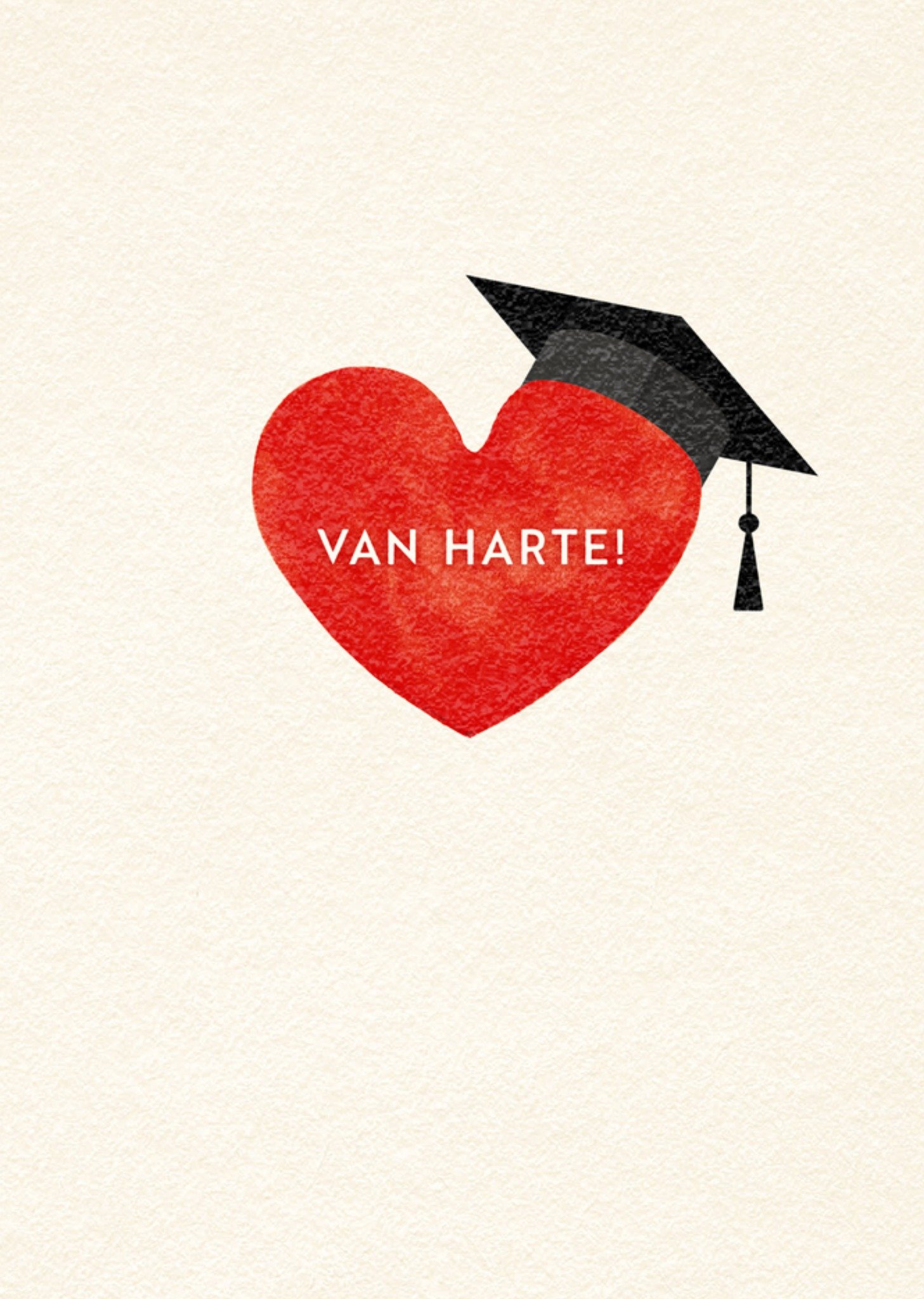 Bright Spot Geslaagdkaart Van harte Standard Card