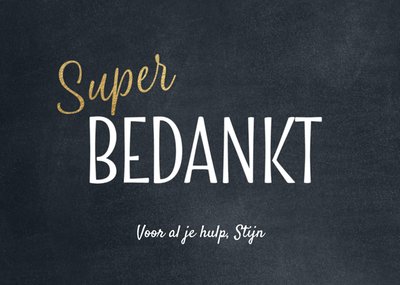 Bedankt kaart | Luckz | Lief